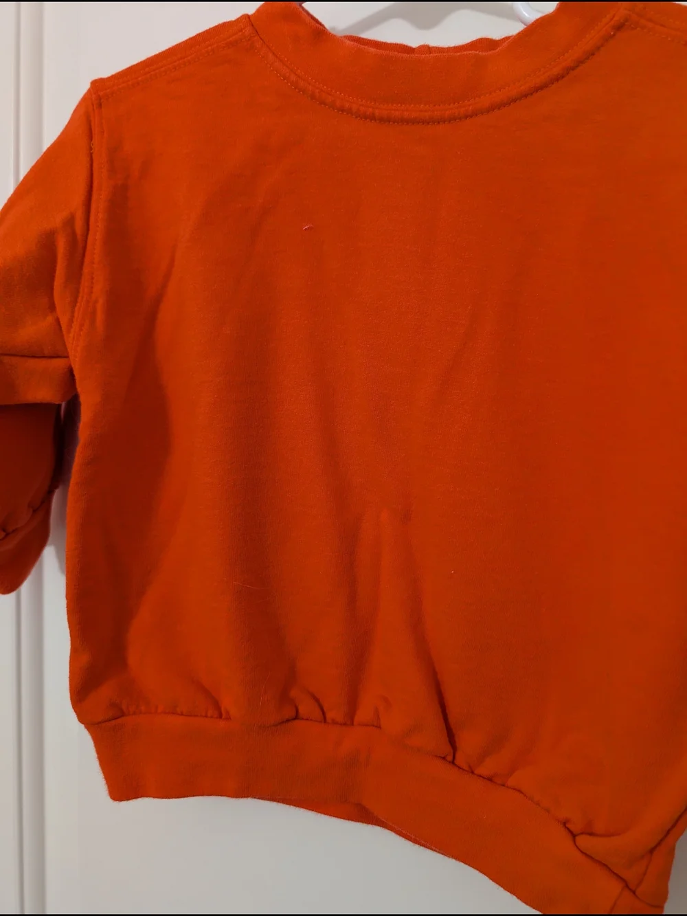 Vintage OshKosh B'gosh Bright Orange Kids Crewneck Sweatshirt Size 2T